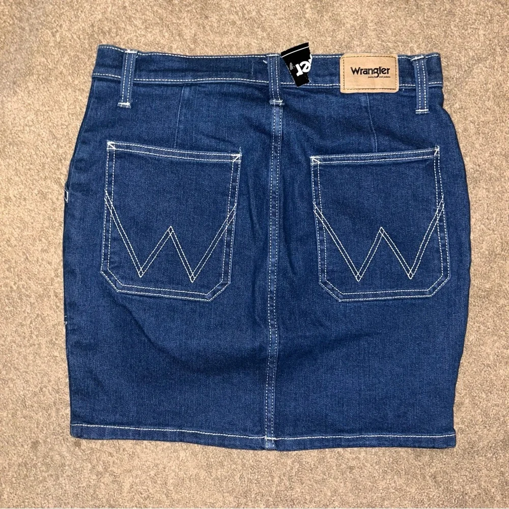 Wrangler western Y2K denim skirt - Picture 2 of 6